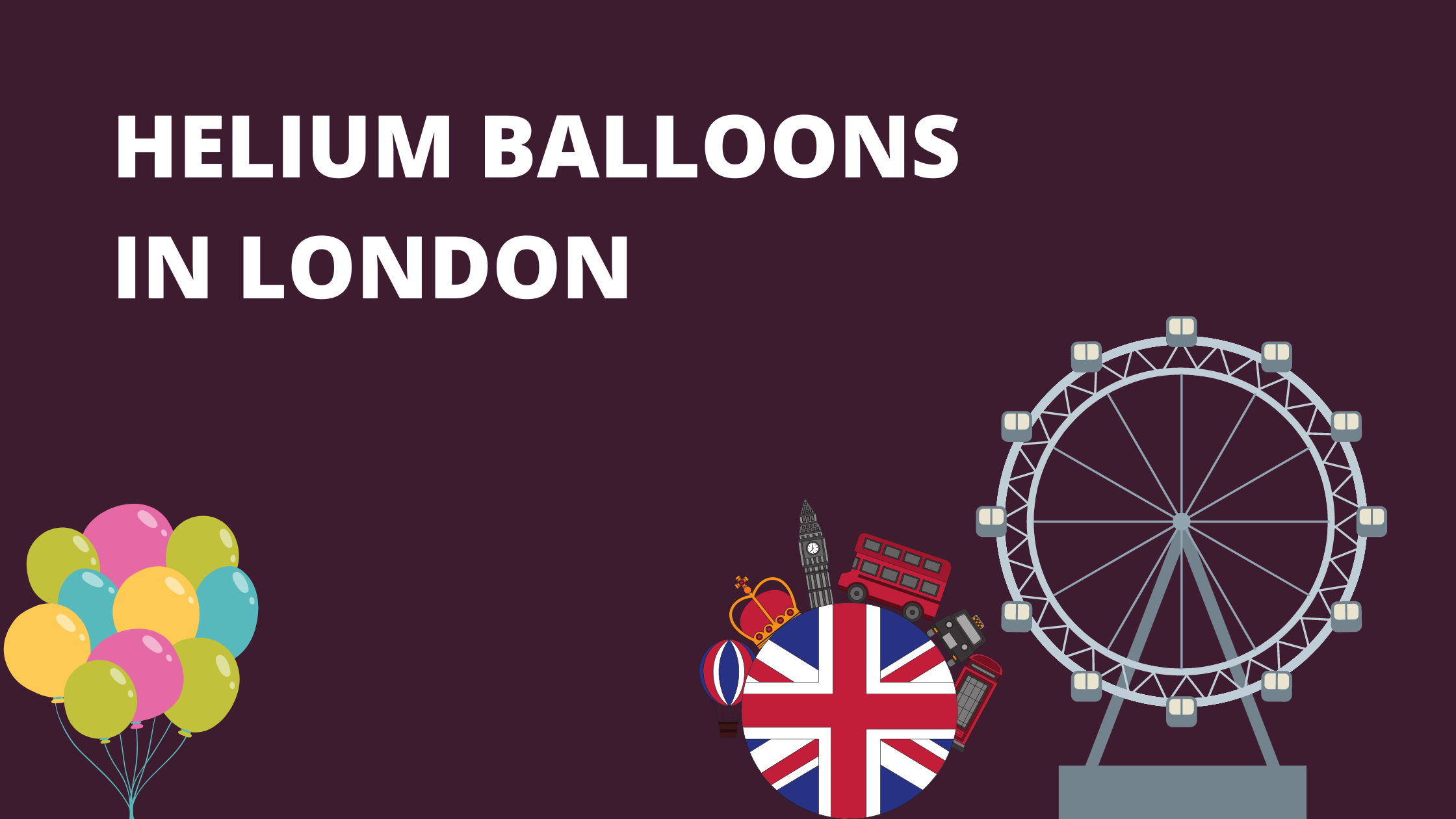 buy helium balloons in london and kent city
