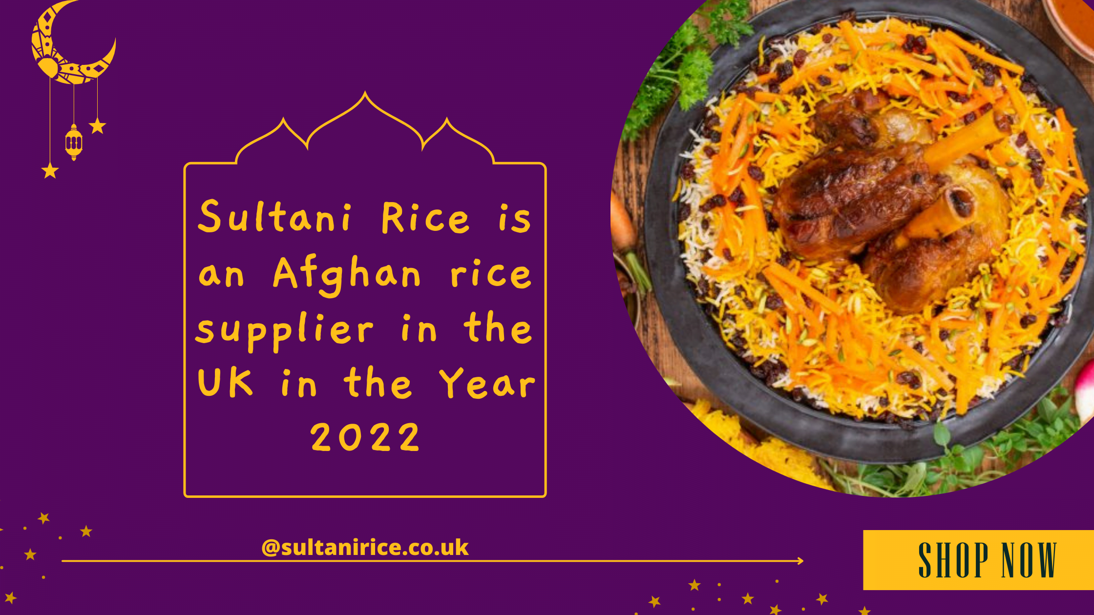 Sultani Rice is an Afghan rice supplier in the UK in the Year 2022 digirize.io