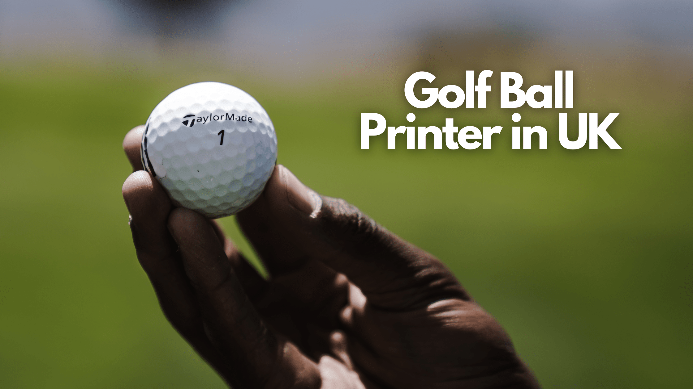 golf ball printer UK