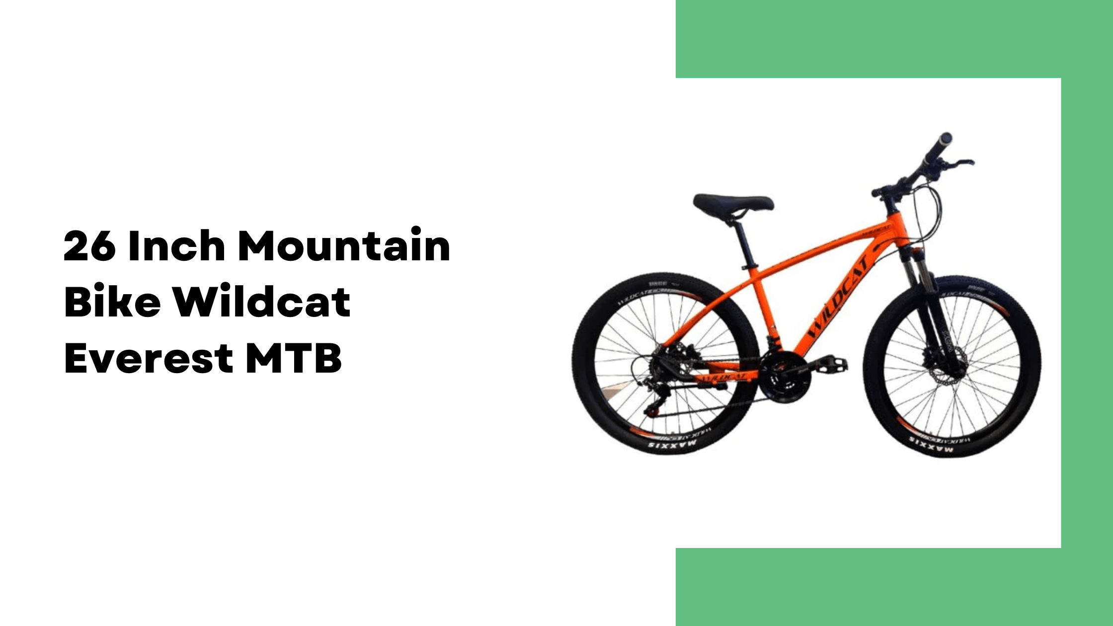 26 inch mountain bike Wildcat Everest MTB in UK